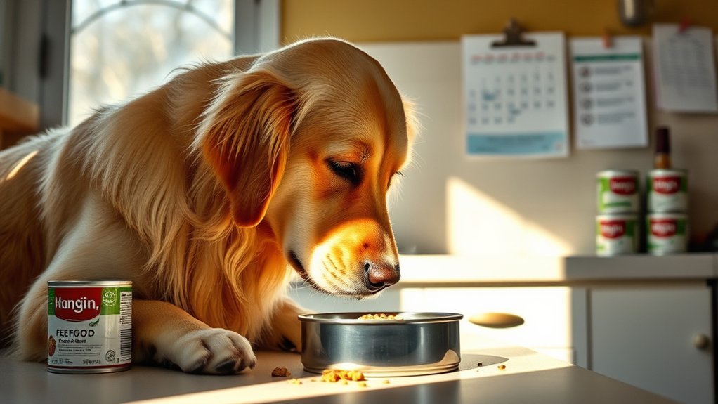 adjust senior dog food portions