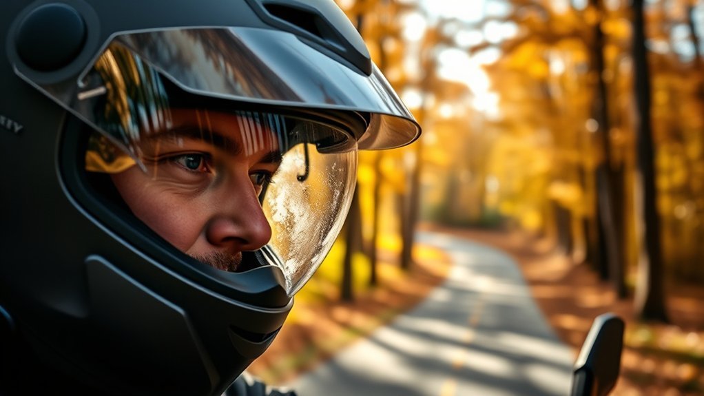 adjust visor for airflow