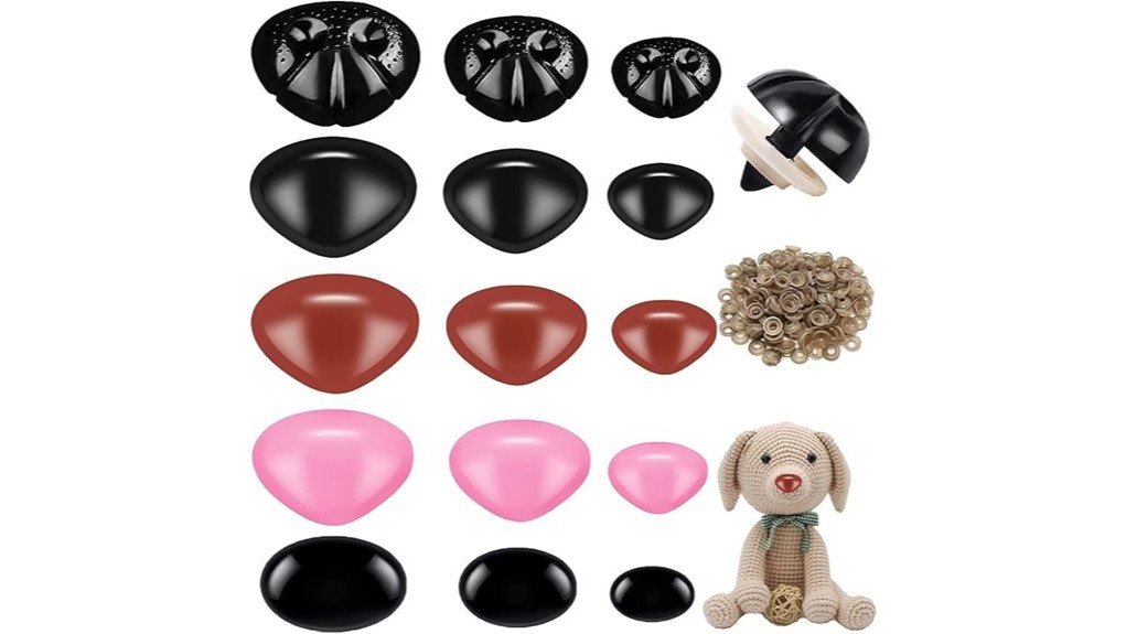 amigurumi safety noses review