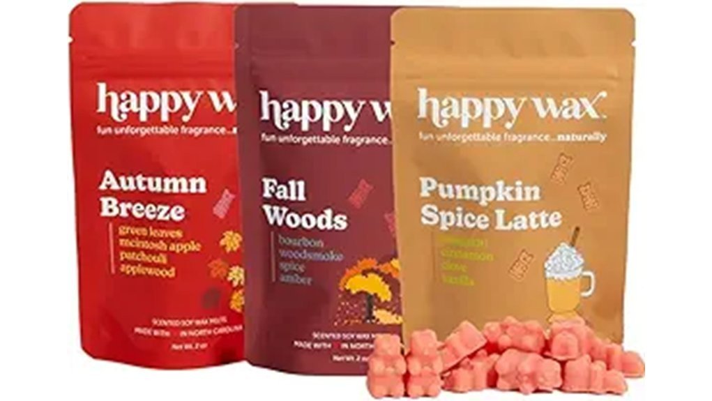 autumn inspired wax scents