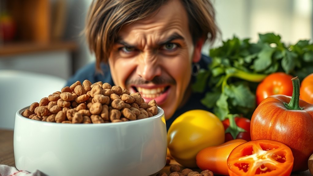 avoid consuming dog food
