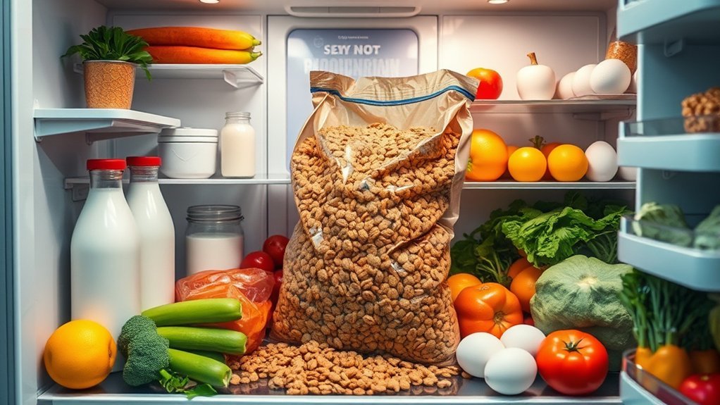 avoid refrigerating dog food