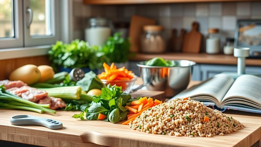 balanced homemade dog food