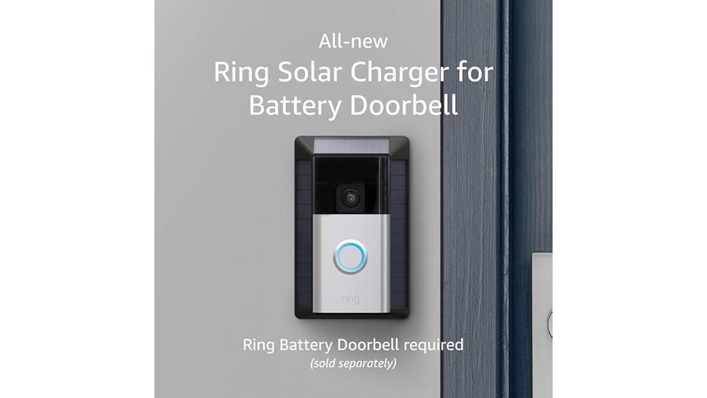battery doorbell solar charger