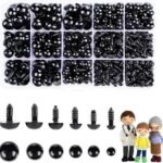 black crochet safety eyes