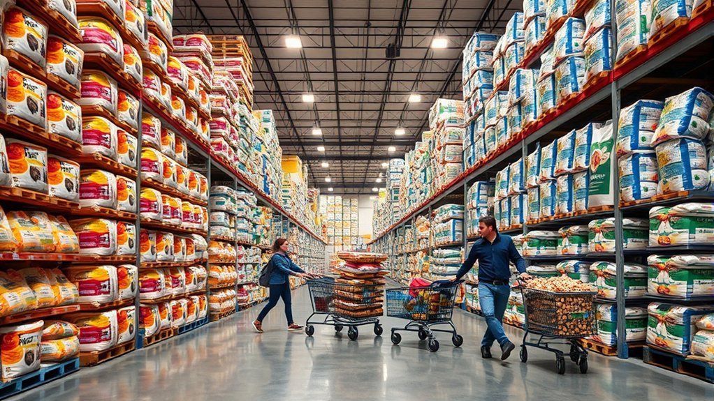 bulk dog food savings