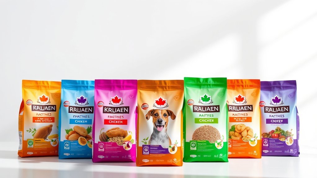 canadian dog food labeling