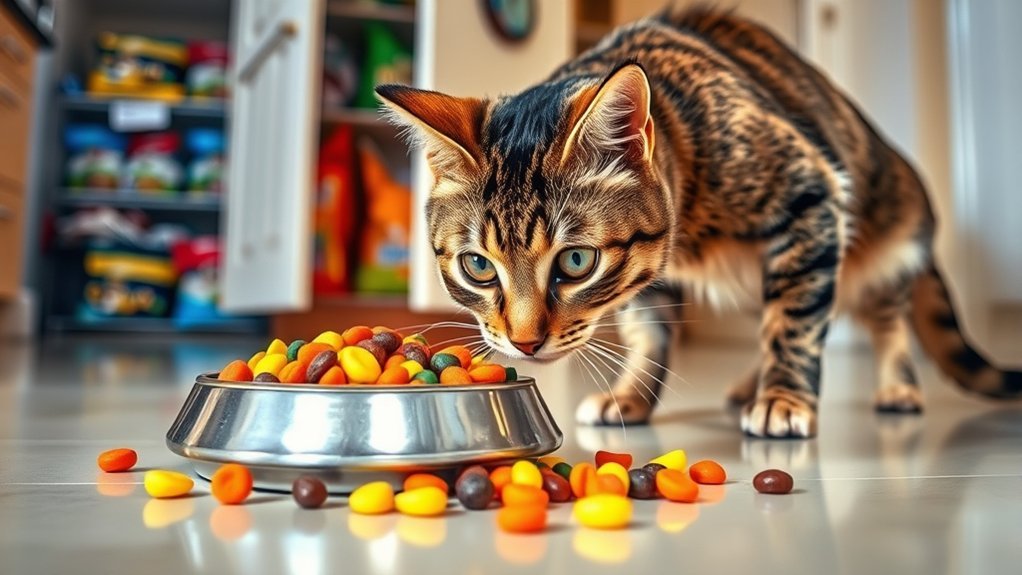 cat health risks from dog food