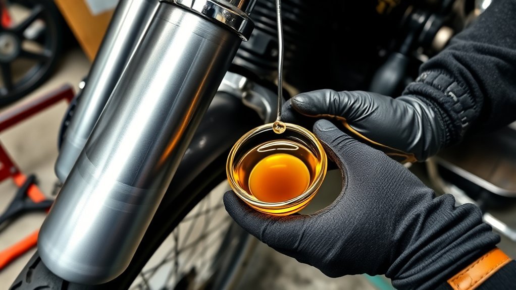 change fork oil properly
