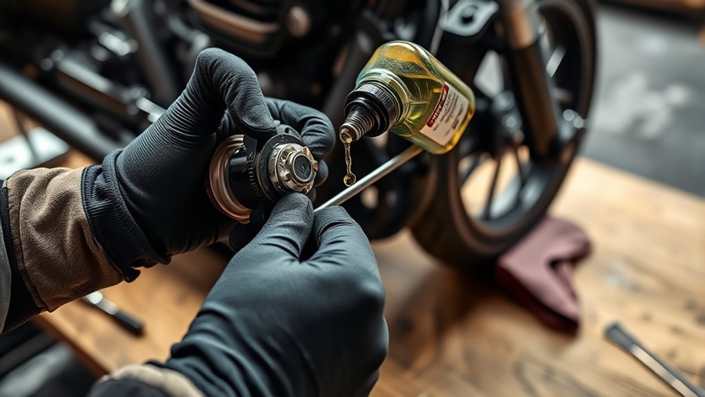 clean and lubricate cables