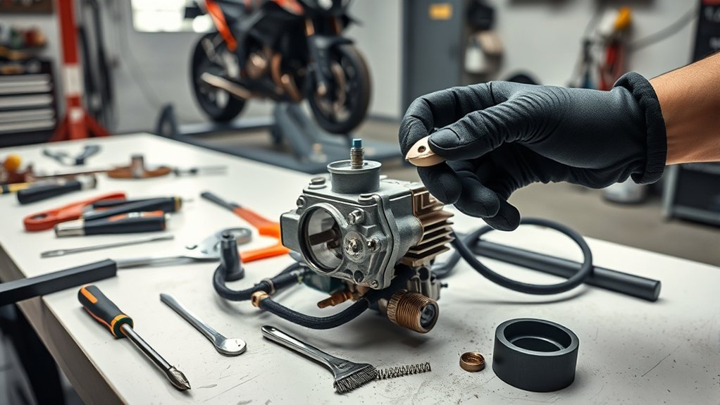 clean and rebuild carburetor
