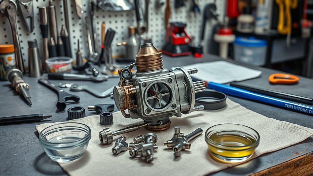 clean and rebuild carburetor