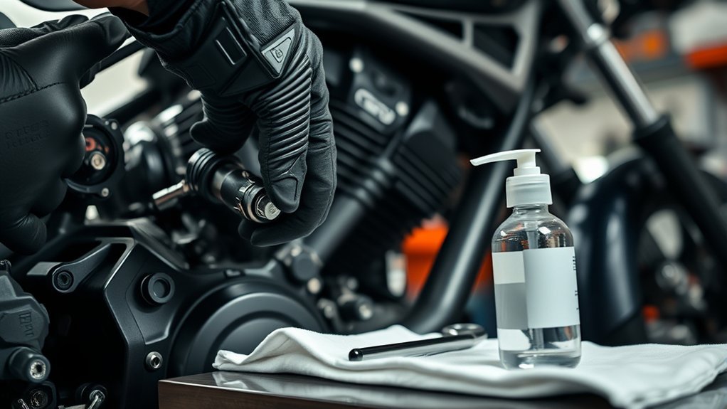 clean motorcycle fuel injectors