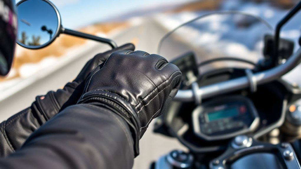 cold hands hinder riding