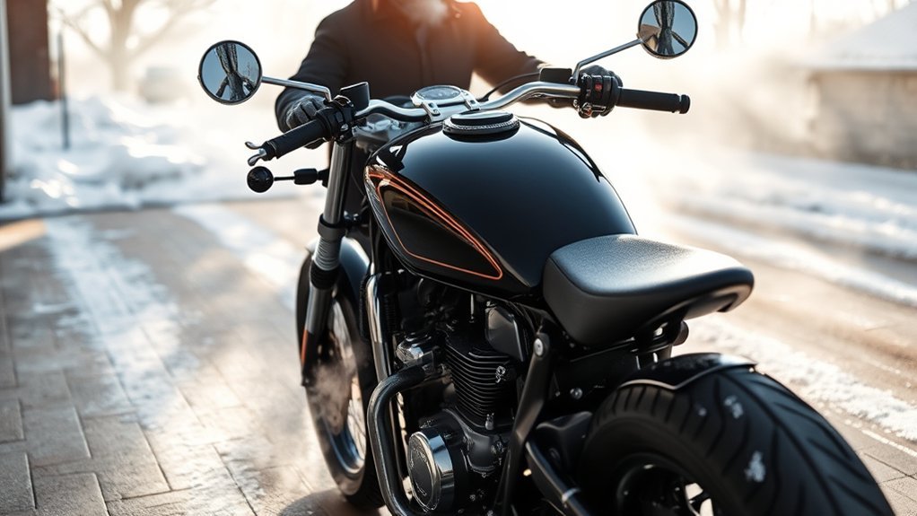 cold weather motorcycle challenges