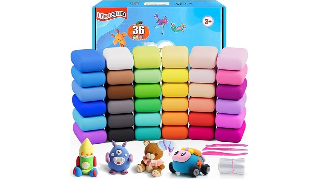 colorful clay crafting experience