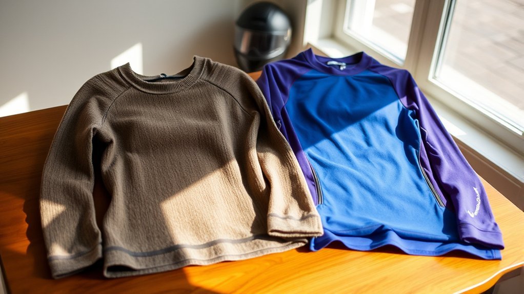comfortable motorcycle base layers