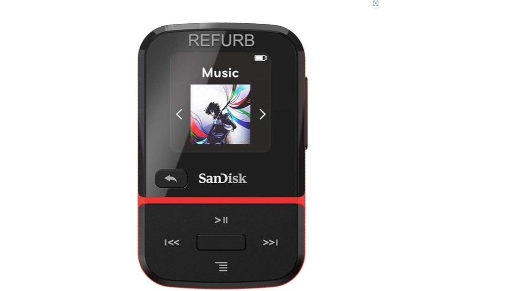 compact and portable music player