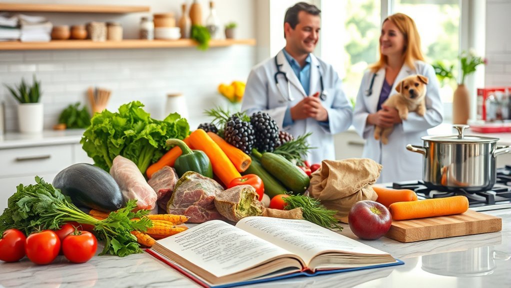 consult vet for diet