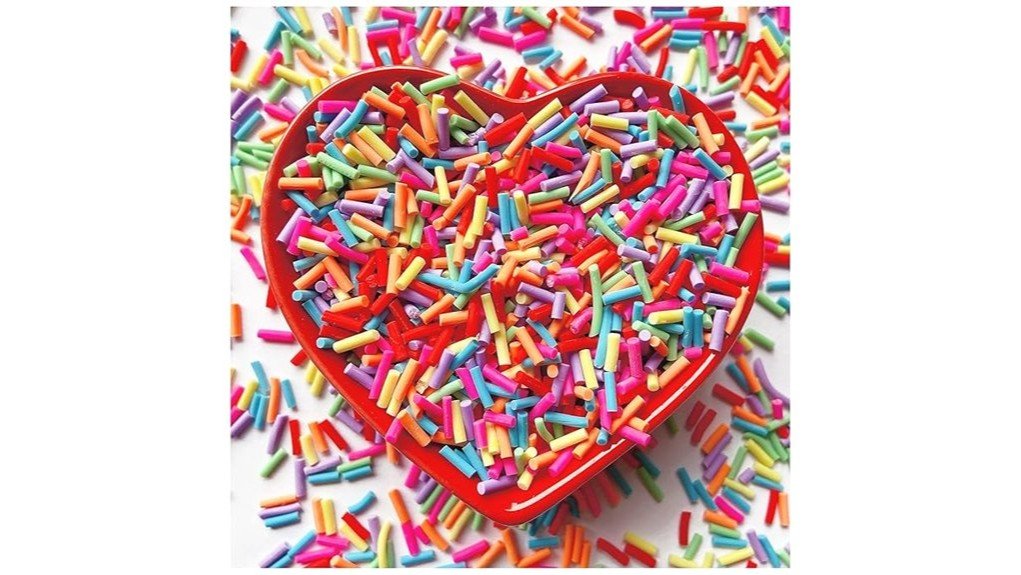 crafting with fake sprinkles