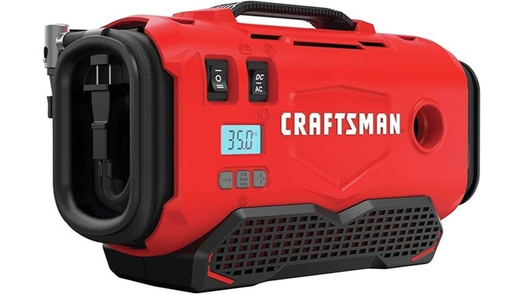 craftsman inflator performance review