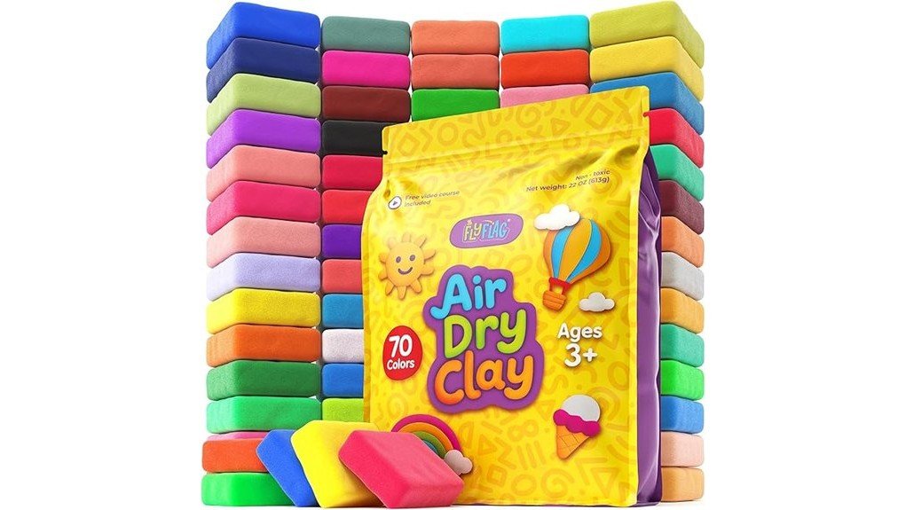 creative air dry clay fun