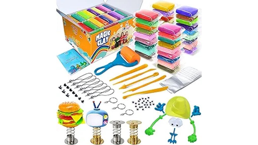 creative modeling clay set