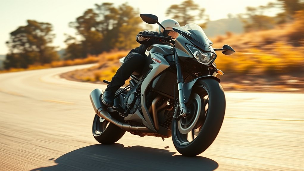 deceleration and counter steering