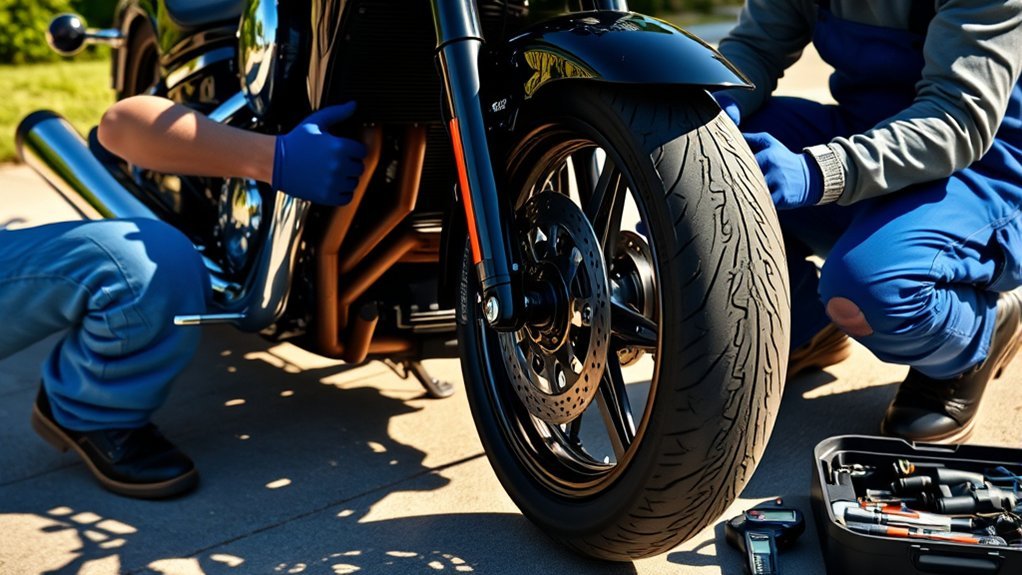 diagnosing motorcycle pulling issues