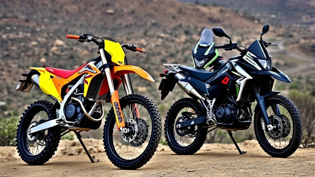 dirt bike versus dual sport