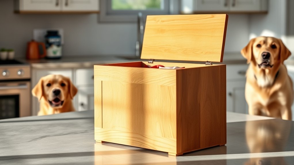 diy dog food container