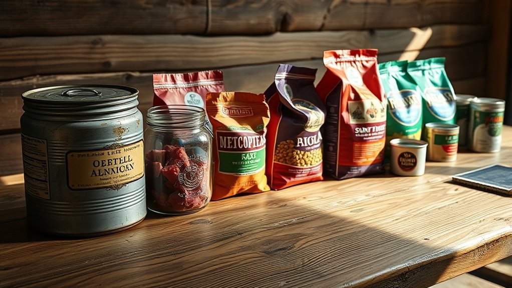 dog food evolution timeline