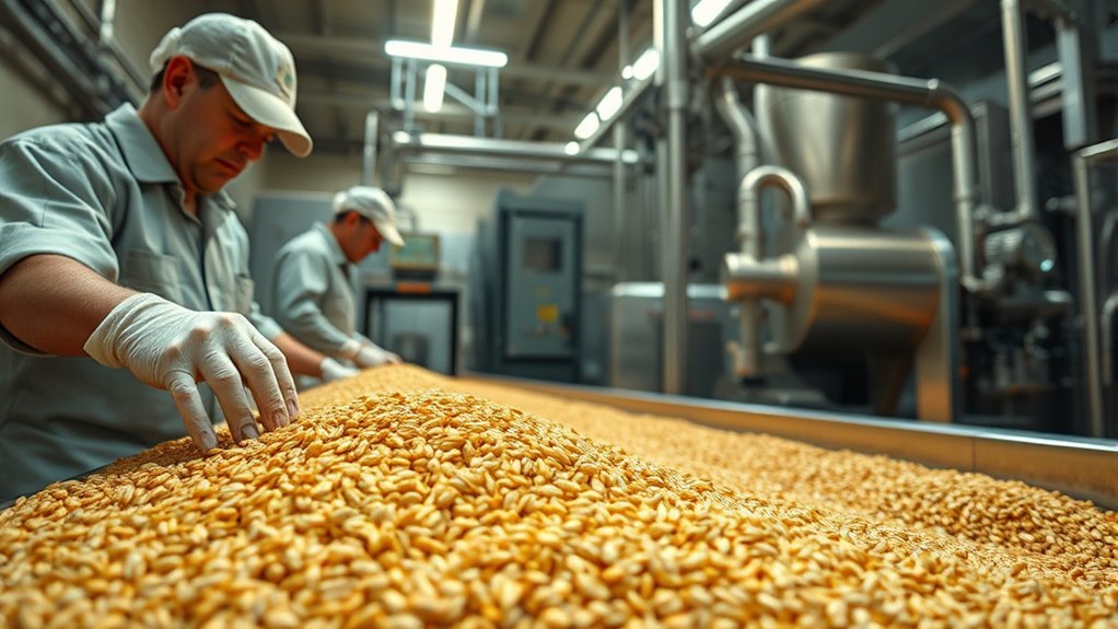 dog food grain production