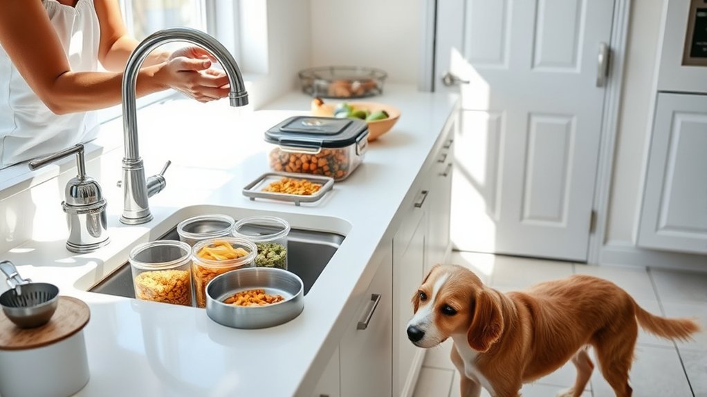 dog food hygiene practices