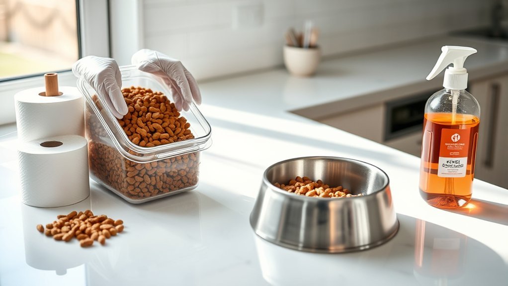 dog food hygiene practices