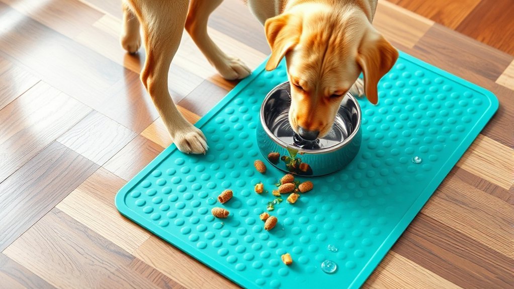 dog food mat advantages