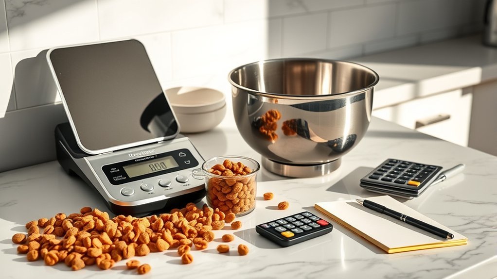 dog food portion calculations