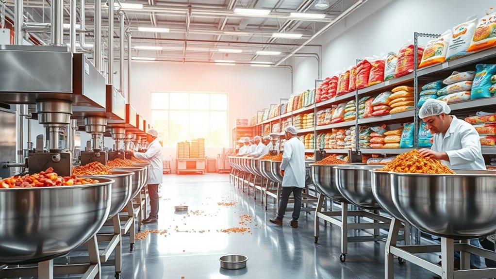 dog food production process