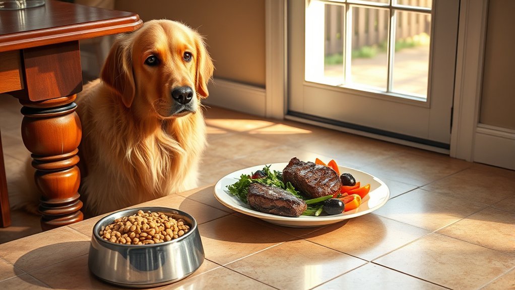 dog prefers human food