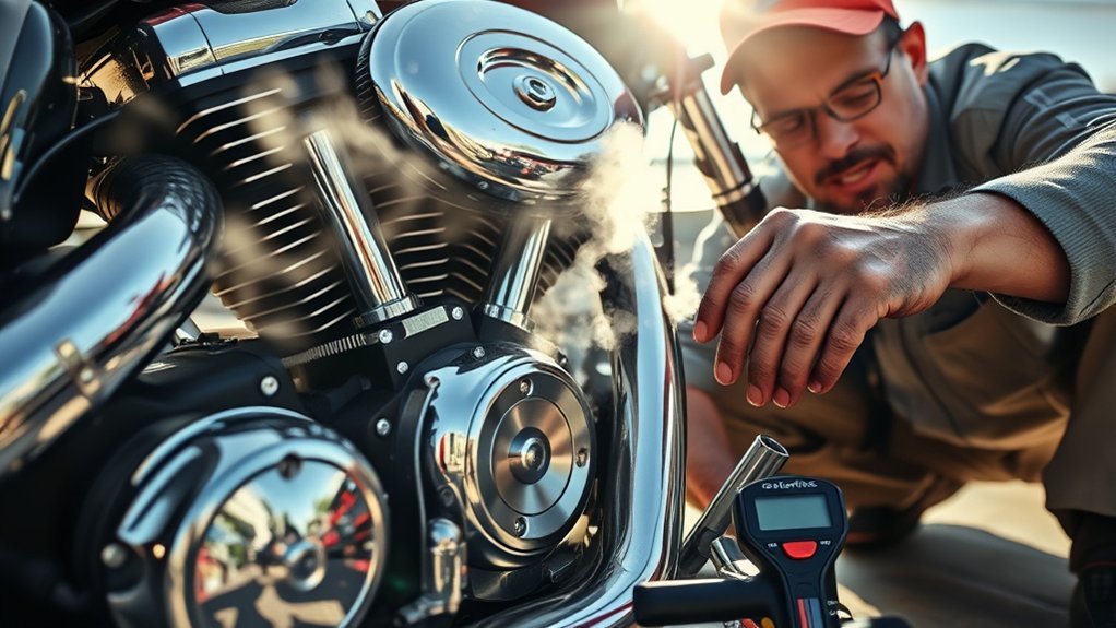 effective motorcycle overheating solutions