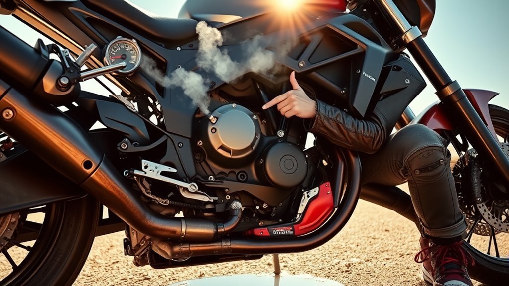 engine overheating warning signs