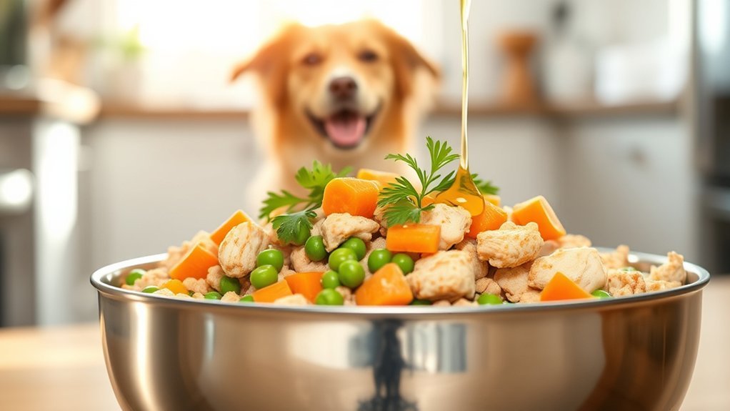enhancing dog food flavor
