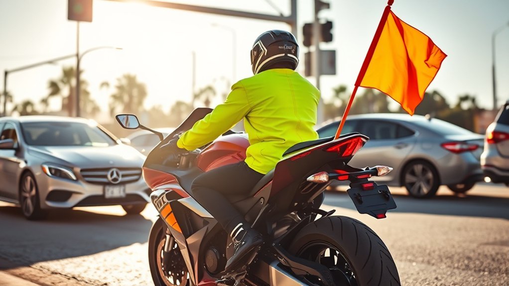 enhancing motorcycle traffic visibility