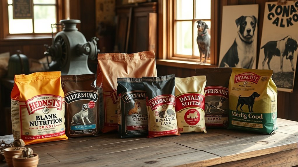 evolution of commercial dog food