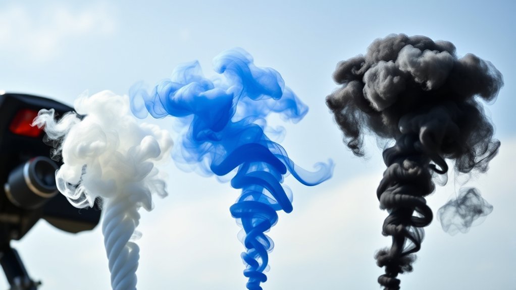 exhaust smoke color differences