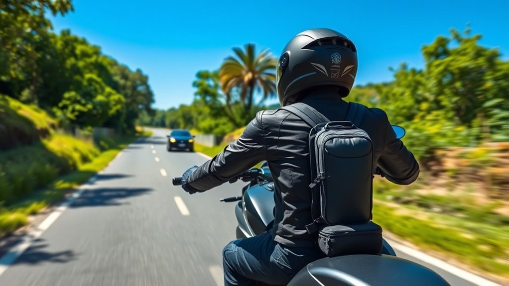 fatigue reduction for motorcyclists