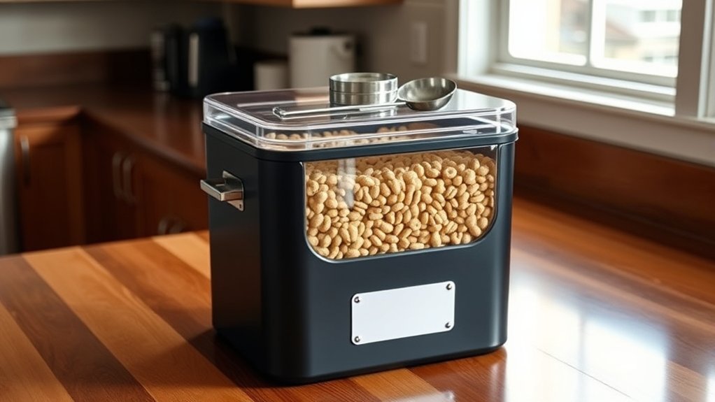 functional dog food storage