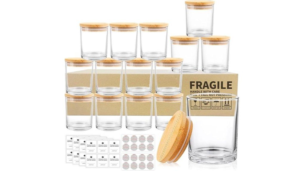 glass candle jars review