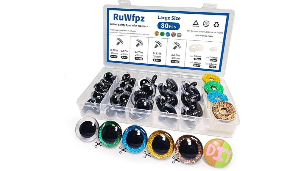 glitter safety eyes review