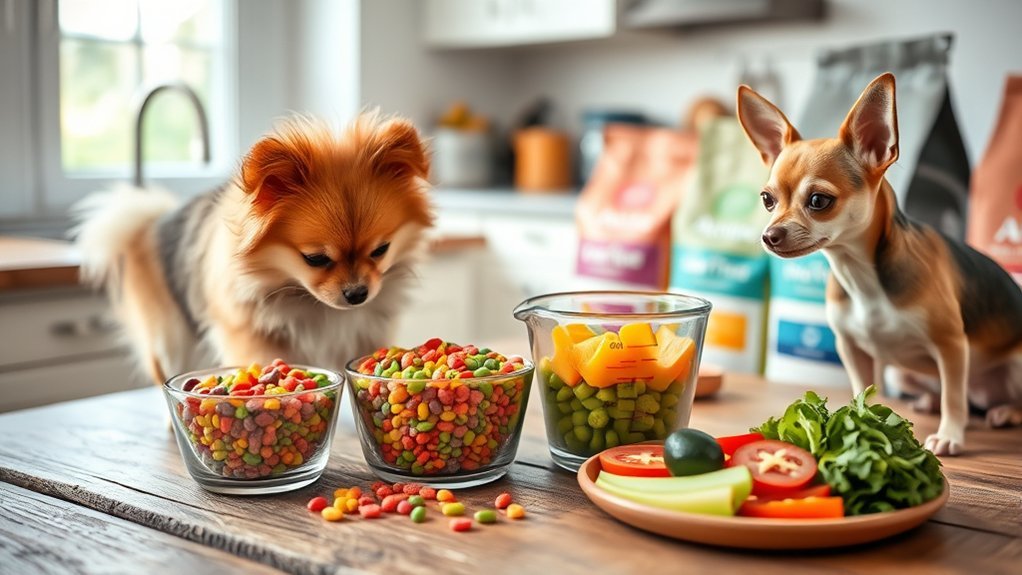 gradual dog food transition